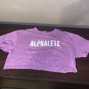 Alphalete cut off shirt